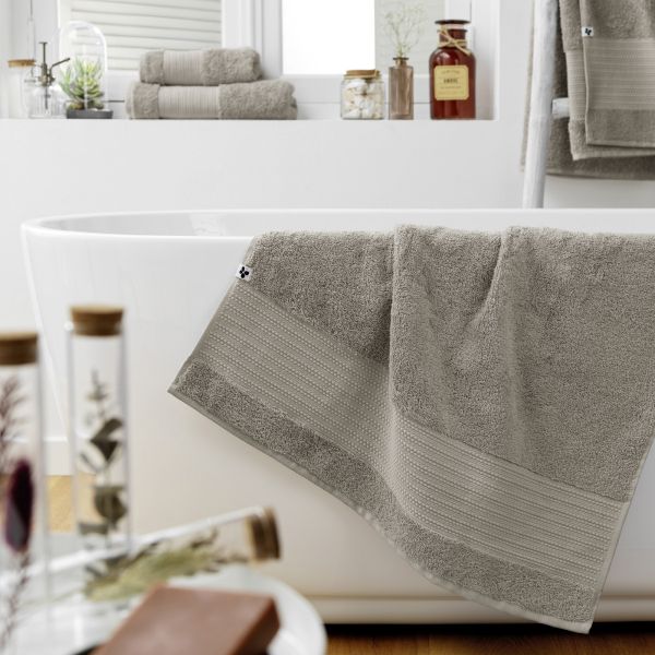 Serviette de douche 70x130 cm GARANCE Argile