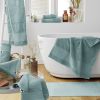 Serviette de douche 70x130 cm GARANCE Bleu glacier