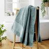 Serviette de bain 90x150 cm GARANCE Bleu glacier