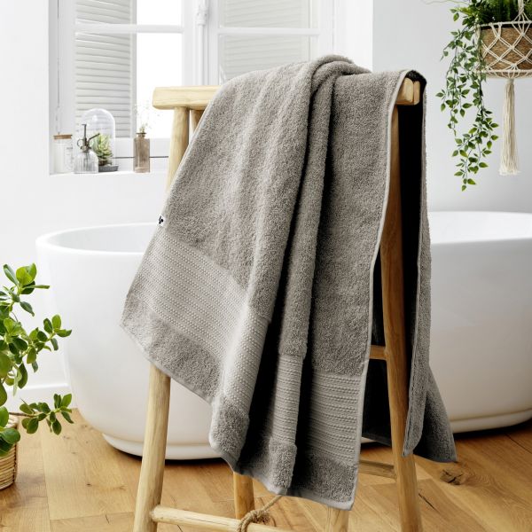 Serviette de bain 90x150 cm GARANCE Argile