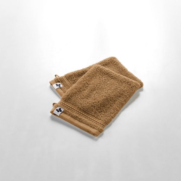 Lot de 2 gants 15x21 cm GARANCE Camel