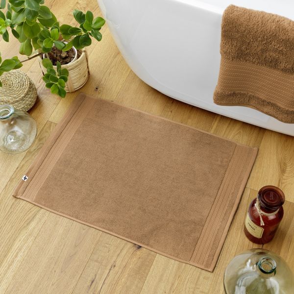 Tapis de bain 50x70 cm GARANCE Camel