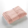 Drap de douche 70x130 cm Éponge unie GARANCE Rose poudré