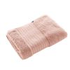 Drap de douche 70x130 cm Éponge unie GARANCE Rose poudré
