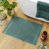 Tapis de bain 50x70 cm Éponge unie GARANCE Emeraude