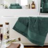 Drap de douche 70x130 cm Éponge unie GARANCE Emeraude