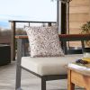 Housse de coussin 45x45 cm Polyester imprimé + enduction CAPUCINE Pampa