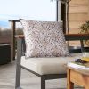Housse de coussin 60x60 cm Polyester imprimé + enduction CAPUCINE Pampa