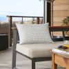 Housse de coussin 40x60 cm Polyester imprimé + enduction VICKIE Eucalyptus