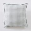 Housse de coussin 45x45 cm Polyester imprimé + enduction VICKIE Eucalyptus