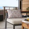 Housse de coussin 40x60 cm Polyester imprimé + enduction CAPUCINE Pampa
