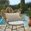 Housse de coussin 40x60 cm Polypropylène NAÏA Sable