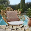 Housse de coussin 45x45 cm Polypropylène NAÏA Corail