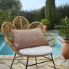 Housse de coussin 40x60 cm Polypropylène NAÏA Corail