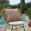 Housse de coussin 60x60 cm Polypropylène NAÏA Corail