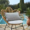 Housse de coussin 40x60 cm Polypropylène NAÏA Galet