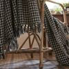 Plaid à franges 180x220 cm RPET GASPARD