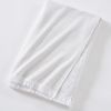 Fouta avec franges 95x180 cm Coton tissé teint + éponge NAËL Sable
