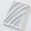 Fouta avec franges 95x180 cm Coton tissé teint + éponge NAËL Galet