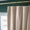 Rideau ajustable + 8 anneaux pince 140x270 cm Velours de coton CÉSAR Pampa