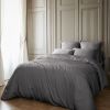 Housse de couette 240x220 cm Bambou SALOMÉ Granit