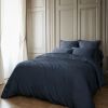 Housse de couette 240x220 cm Bambou SALOMÉ Minuit