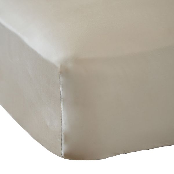 Drap housse 140x190 cm Bambou SALOMÉ Pampa