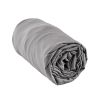 Drap housse 180x200 cm Bambou SALOMÉ Granit