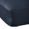 Drap housse 180x200 cm Bambou SALOMÉ Minuit
