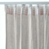 Rideau galon fronceur 140x240 cm Gaze de coton unie GAÏA Nuage