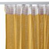 Rideau galon fronceur 140x240 cm Gaze de coton unie GAÏA Safran