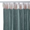 Rideau galon fronceur 140x240 cm Gaze de coton unie GAÏA Canard