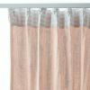 Rideau galon fronceur 140x240 cm Gaze de coton unie GAÏA Guimauve