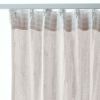 Rideau galon fronceur 140x240 cm Gaze de coton unie GAÏA Chantilly