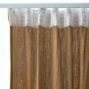 Rideau galon fronceur 140x240 cm Gaze de coton unie GAÏA Camel