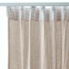 Rideau galon fronceur 140x240 cm Gaze de coton unie GAÏA Pampa