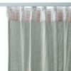 Rideau galon fronceur 140x240 cm Gaze de coton unie GAÏA Eucalyptus