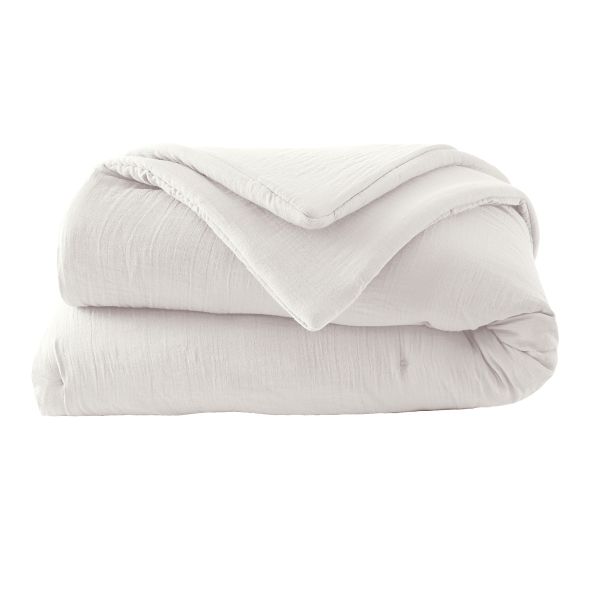 Edredon 180x240 cm Gaze de coton unie GAÏA Chantilly