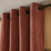 Rideau 140x180 cm Occultant + polaire BJORN Terracotta