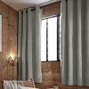 Rideau 140x180 cm Occultant + polaire BJORN Eucalyptus