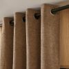 Rideau 140x240 cm Occultant + polaire BJORN Camel