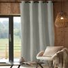 Rideau 140x240 cm Occultant + polaire BJORN Eucalyptus