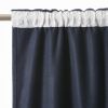 Rideau galon fronceur 140x260 cm Occultant + polaire BJORN Minuit