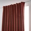 Rideau galon fronceur 140x260 cm Occultant + polaire BJORN Terracotta