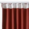 Rideau galon fronceur 140x260 cm Occultant + polaire BJORN Terracotta