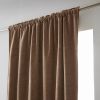 Rideau galon fronceur 140x260 cm Occultant + polaire BJORN Camel