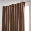 Rideau galon fronceur 140x260 cm Occultant + polaire BJORN Camel