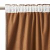 Rideau galon fronceur 140x260 cm Occultant + polaire BJORN Camel