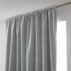 Rideau galon fronceur 140x260 cm Occultant + polaire BJORN Eucalyptus