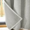 Rideau galon fronceur 140x260 cm Occultant + polaire BJORN Eucalyptus